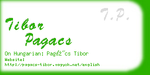 tibor pagacs business card